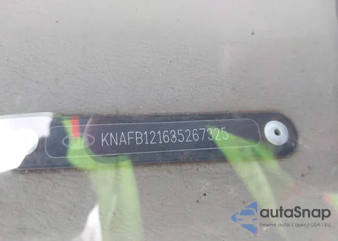 2003 Kia Spectra Ls from USA, damaged, VIN KNAFB121635267325